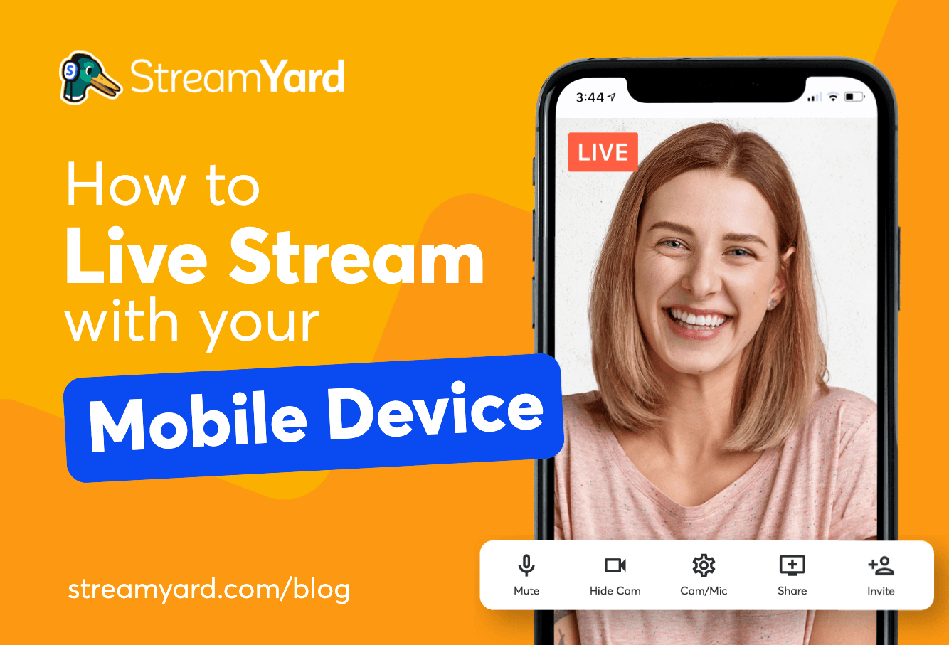 Struggling to produce live streams on the go? Learn how to live stream from your mobile device using this quick guide and go live from wherever you are.