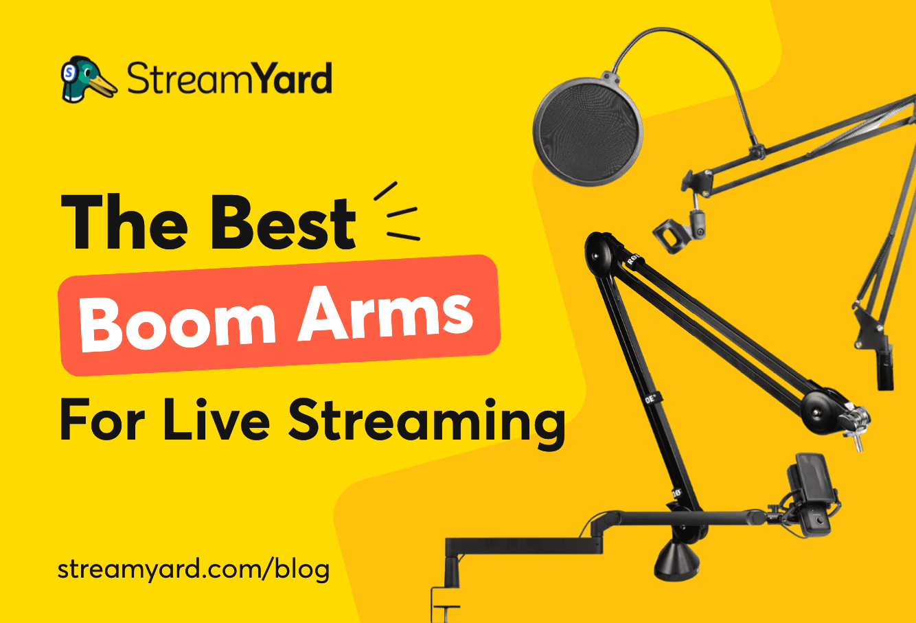 Struggling to keep your microphone in place as you go live? Here are our top 11 picks for the best boom arms for hassle-free live streaming.