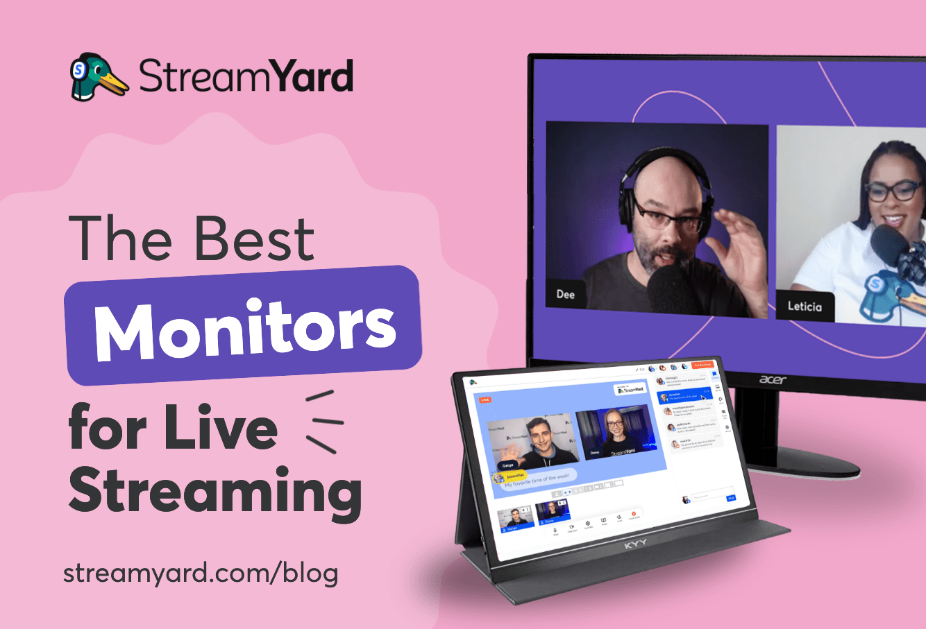 Find the best monitors for live streaming. Also, learn how to pick a live streaming monitor to elevate your live streaming production quality.