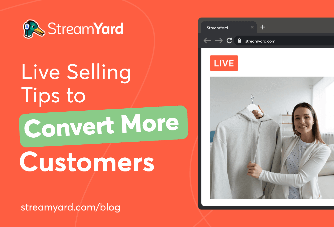 Check out this guide for some of the top live selling tips that you can use to convert more shoppers into paying customers.