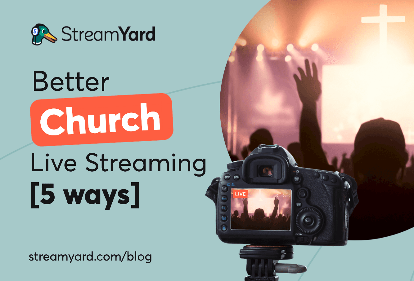 Tap into the world of better church live streaming. Here’s a list of ways to expand your church live streams’ reach and impact to your congregation.