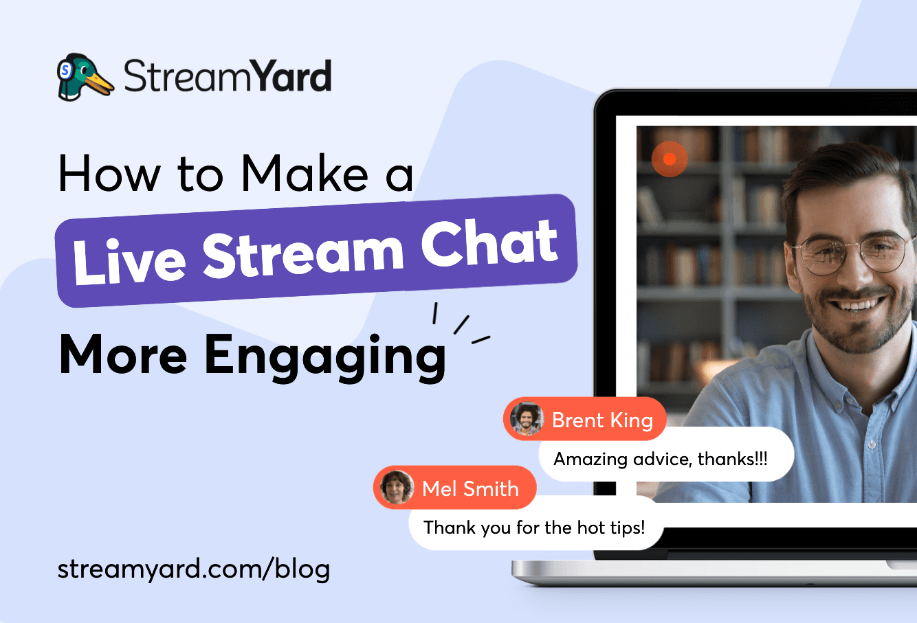 Tap into the human element of your live streams by learning these basic tips on making your live stream chat more engaging.