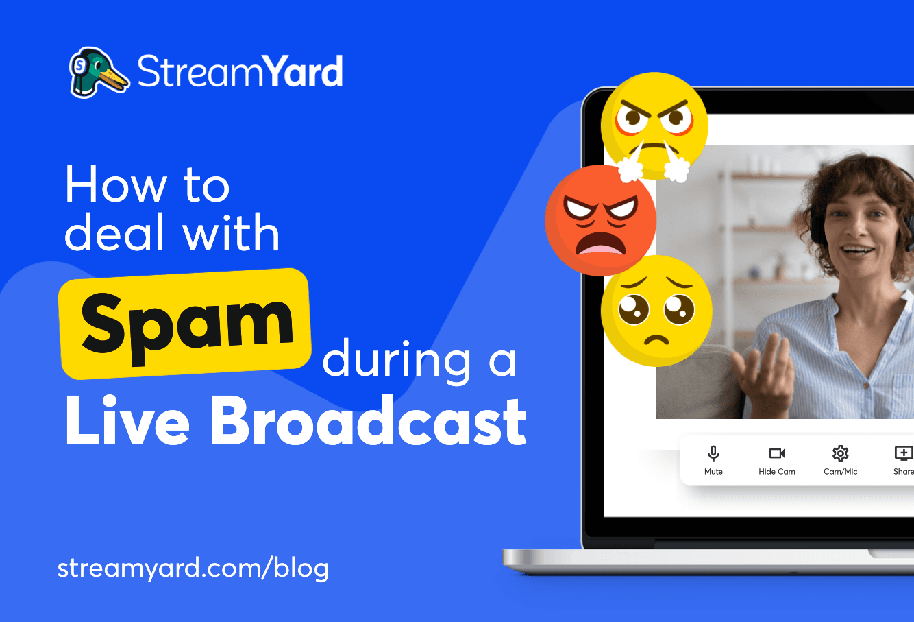 Find out the basics of dealing with spam when streaming and learn how to deal with spam during your live broadcasts with these five simple ways.