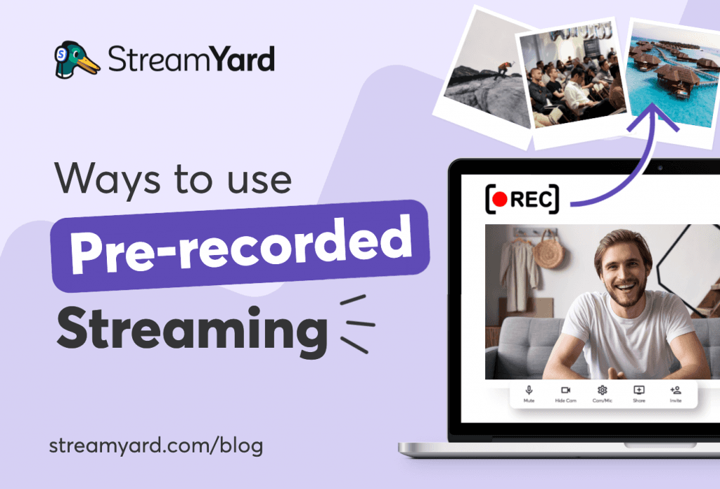 Find out why to choose pre-recorded live streams and also learn how to use pre-recorded streaming in different ways to level up your video strategy.