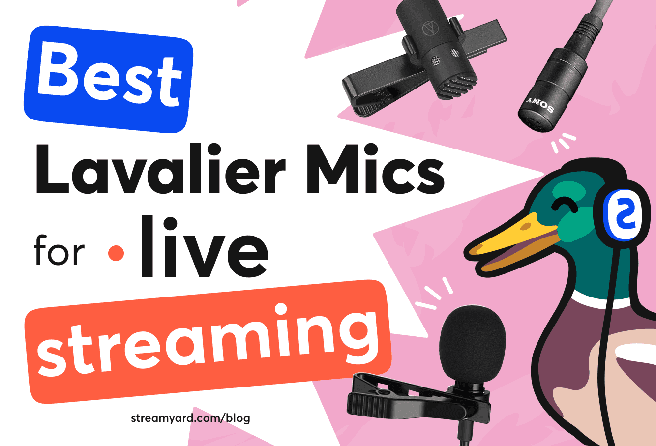 Learn about the best lavalier mics to use when live streaming. With a lavalier microphone, you can enhance your sound quality.