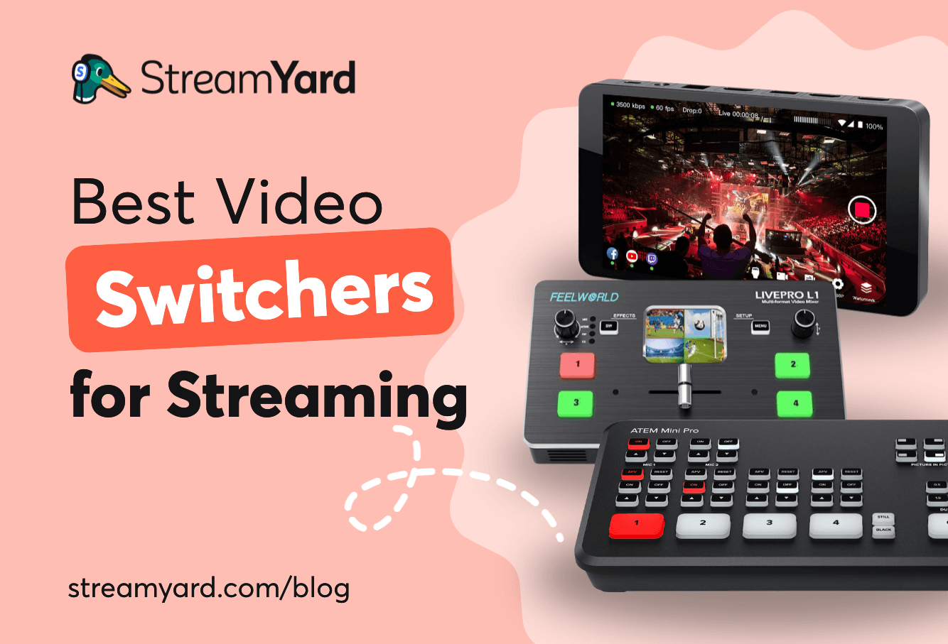 Find out the best video switchers for live streaming from Blackmagic, Roland, FeeelWorld, Yolobox and more and level up your live stream production with the top picks recommended by our experts.