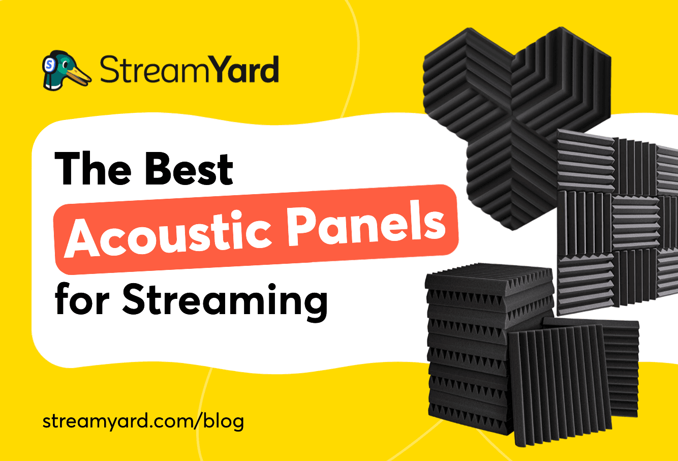 If you are a live streamer wanting to enhance the audio quality of your broadcasts, then try one of the best acoustic panels to improve your sound.